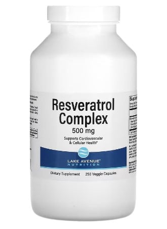 Lake Avenue Nutrition Resveratrol Complex 500 mg