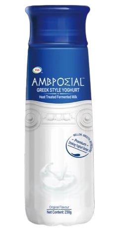 AMBROSIAL Greek-Style Drinking Yoghurt Original Flavor 230 g.