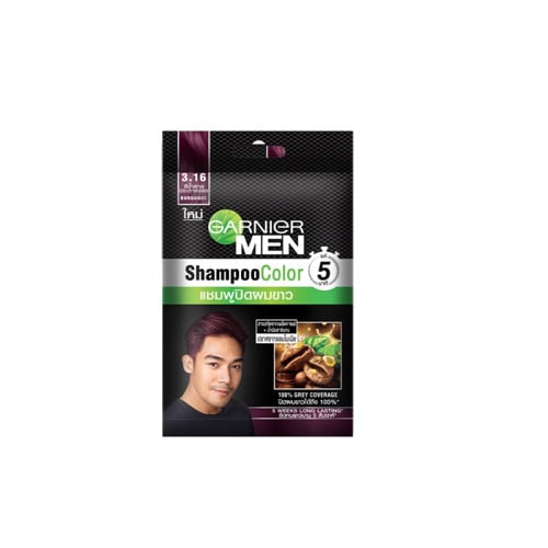 Garnier Men Shampoo Color 3.16 Burgundy