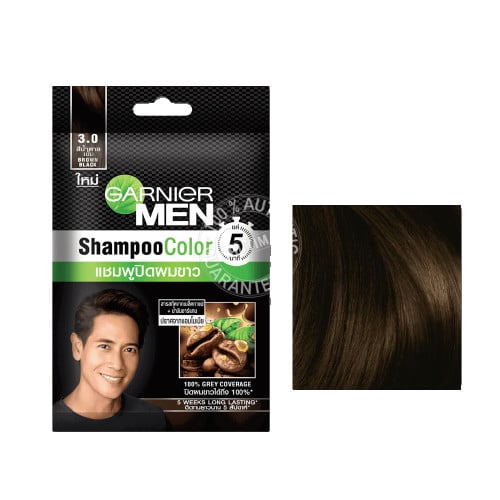 Garnier Men Shampoo Color 3.0 Brown Black