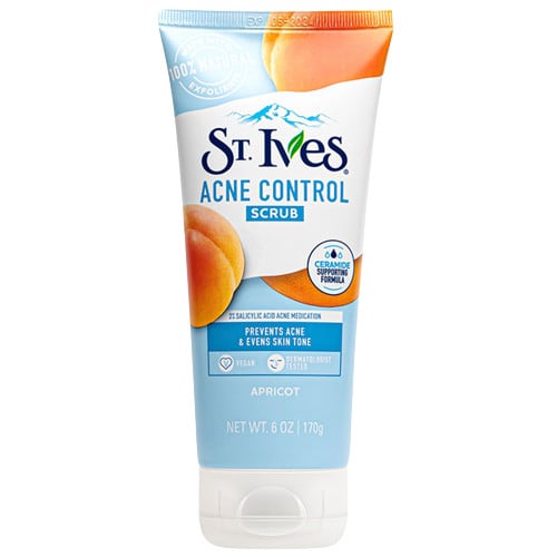 สครับผิวหน้าผู้ชาย St.Ives Acne Control Apricot Facial Scrub