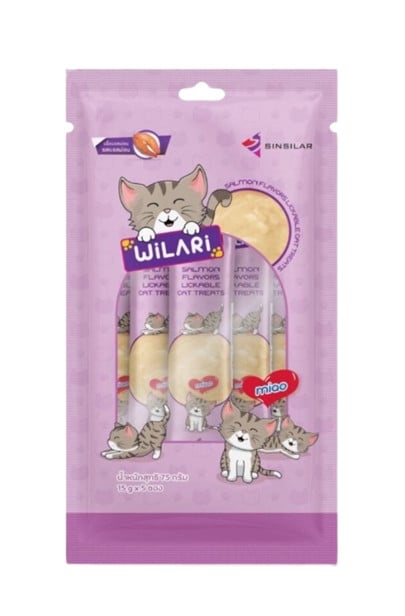 Wilari ขนมแมวเลีย รสแซลมอน