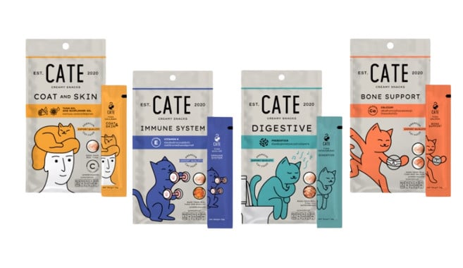 CAT Creamy ขนมแมวเลีย รสทูน่าและปลาคัตสึโอบูชิ