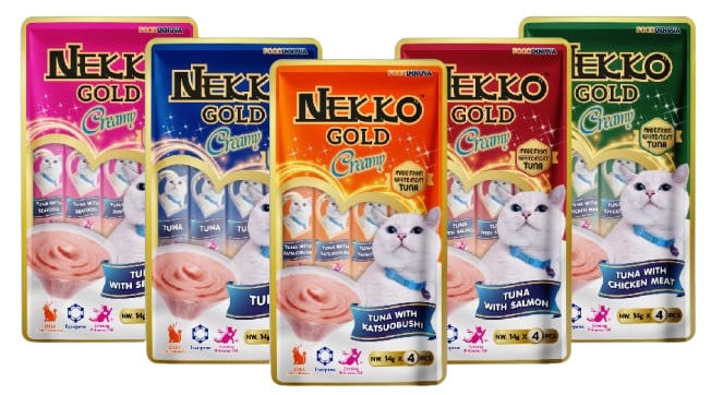 Nekko Gold Creamy Treat ขนมแมวเลีย