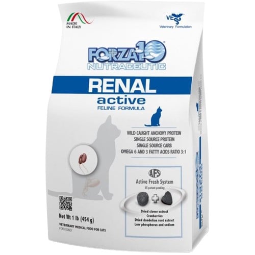 อาหารแมวโรคไต Forza10 Nutraceutic Renal Active Feline Formula