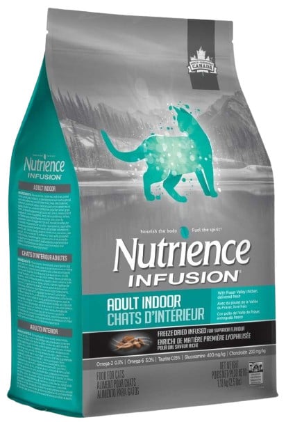 อาหารแมวท้องผูก Nutrience Infusion Adult Indoor