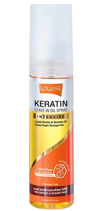 สเปรย์บำรุงผม Lolane Keratin Leave in Oil Spray