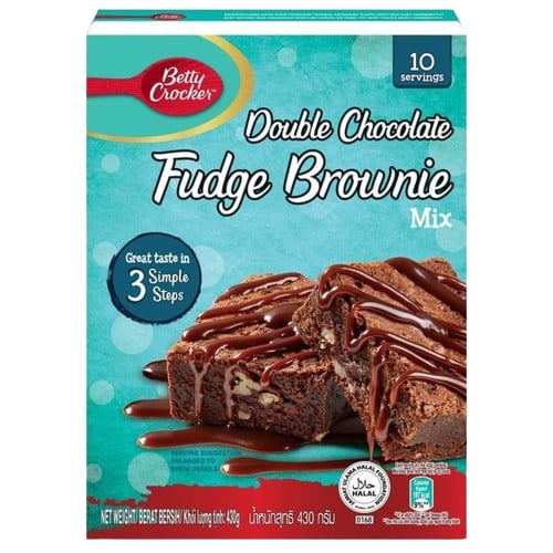 Betty Crocker Double Chocolate Fudge Brownie