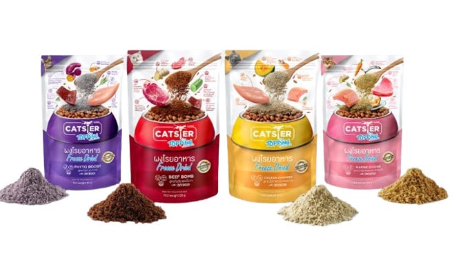 ผงโรยอาหารแมว Catster Topping