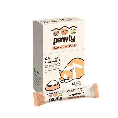 ผงโรยอาหารแมว Pawly Pro Plus