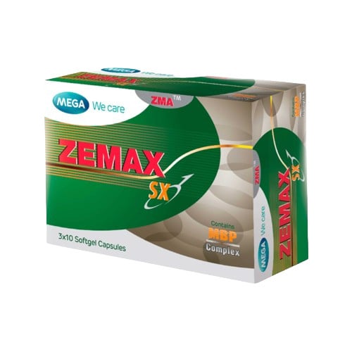 อาหารเสริมเพื่อสุขภาพ ชาย Mega We Care Zemax SX