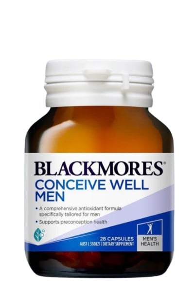 อาหารเสริมเพื่อสุขภาพ ชาย Blackmores Conceive Well Men