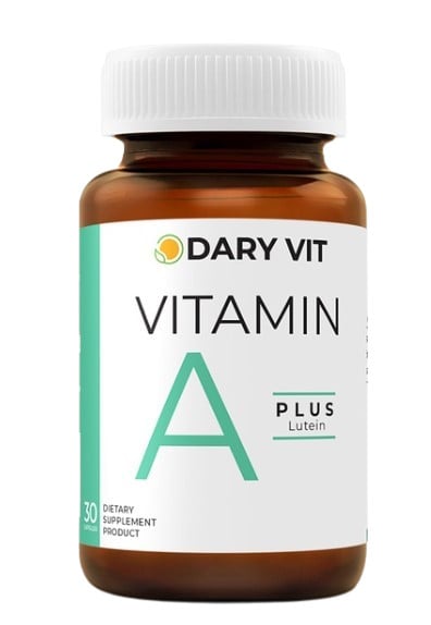 อาหารเสริมลดสิว หน้ามัน Dary Vit Vitamin A Plus Lutein