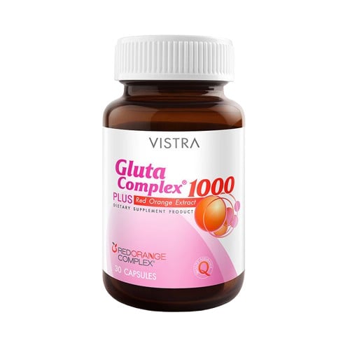 อาหารเสริมผิวขาว Vistra Gluta Complex 1000