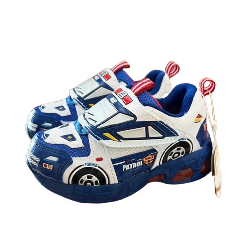 รองเท้าผ้าใบเด็ก Tomica Patrol Car Shoes