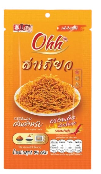 ล่าเถียว ขนมแผ่นเผ็ดเสฉวน ยี่ห้อ Ohh Latiao