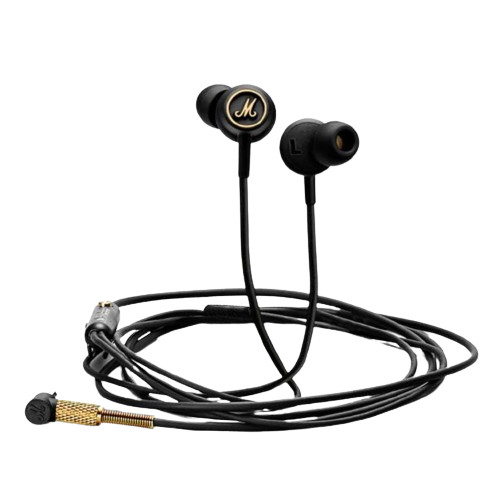 MARSHALL HEADPHONES IN-EAR WITH MIC MODE EQ BLACK