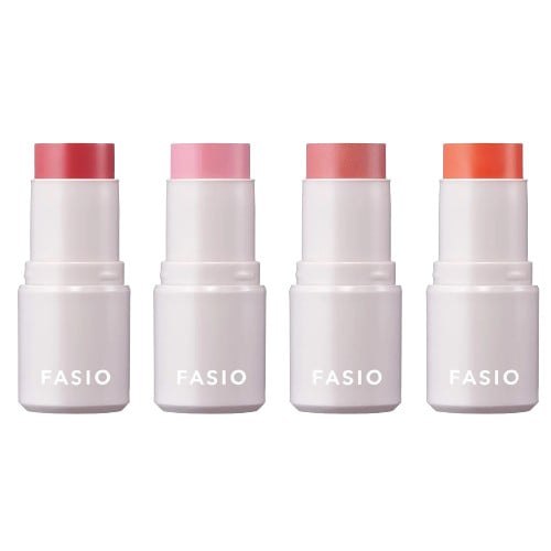 บลัชออนแบบแท่ง (Blush Stick) : FASIO multi Face stick Waterproof by Kose