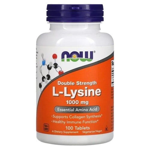 อาหารเสริม L-Lysine ยี่ห้อ Now Foods ขนาด 1000 mg