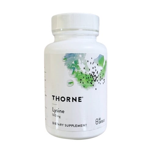 อาหารเสริม L-Lysine ยี่ห้อ Thorne ขนาด 500 mg