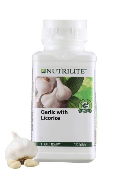 อาหารเสริมแอมเวย์ นิวทริไลท์ การ์ลิค Nutrilite Garlic with Licorice