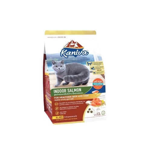 อาหารแมวคานิว่า สูตร Kaniva Indoor Salmon Formula