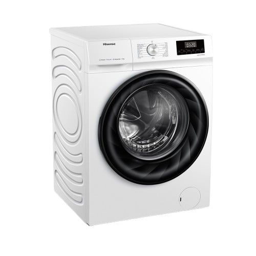 เครื่องซักผ้า Hisense 8 kg เครื่องซักผ้าฝาหน้า สีขาว รุ่น WFQY8014EVJM