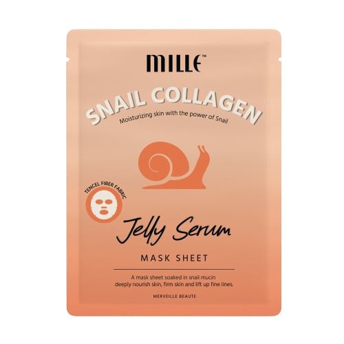 Mille Snail Collagen Jelly Serum Mask Sheet