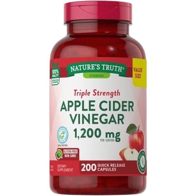 แอปเปิลไซเดอร์แบบเม็ด Nature’s Truth Apple Cider Vinegar ACV 1200 mg