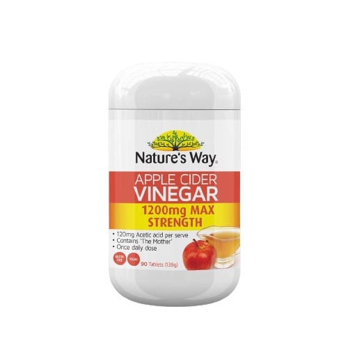 แอปเปิลไซเดอร์แบบเม็ด Nature's Way Apple Cider Vinegar