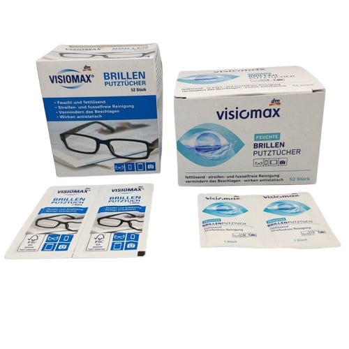 กระดาษเช็ดแว่น Visiomax DM Spectacles wipes