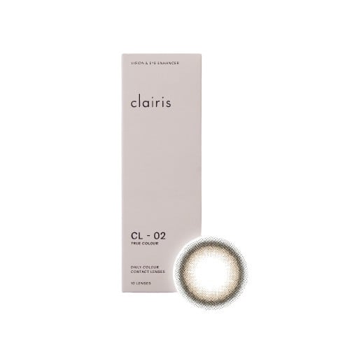 คอนแทคเลนส์รายวัน Clairis 1Day สี True Brown