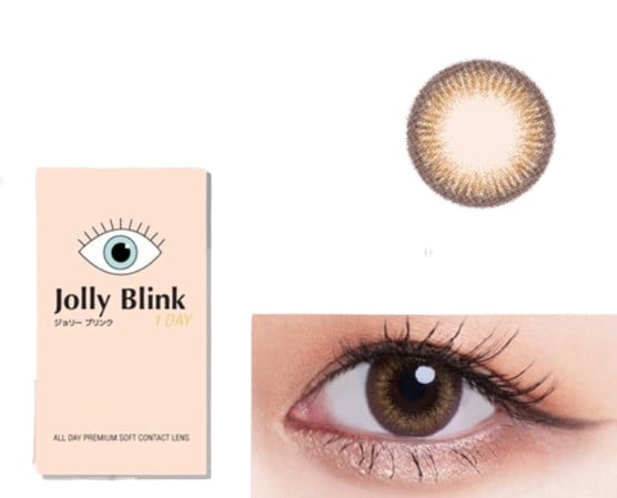 คอนแทคเลนส์รายวัน Jolly Blink สี Sunkissed Brown