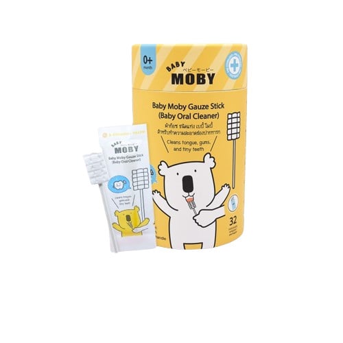 Baby Moby ผ้าเช็ดฟันเด็กทารก ชนิดแท่ง