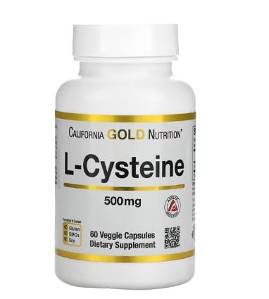 CALIFORNIA GOLD NUTRITION L-Cysteine 500 mg