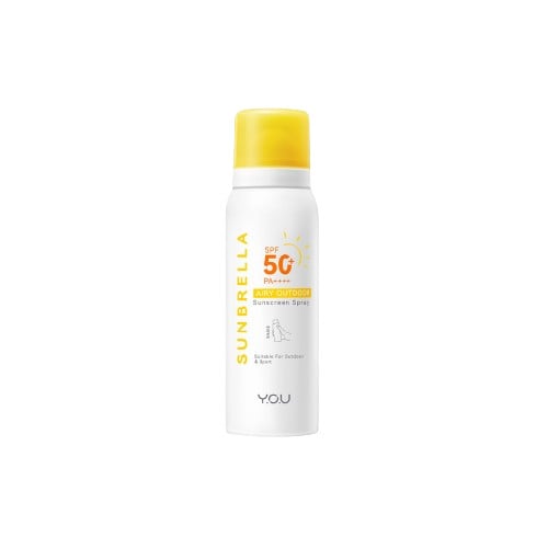 เครื่องสำอาง จากแบรนด์ Y.O.U Sunbrella Airy Outdoor Sunscreen Spray SPF 50+ PA++++