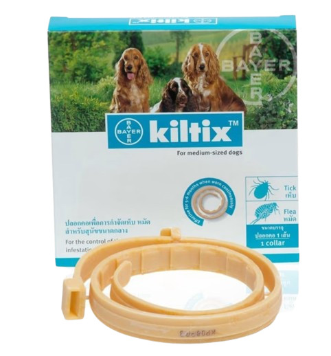 ปลอกคอกันเห็บหมัด ยี่ห้อ Kiltix Tick Collar For Dogs