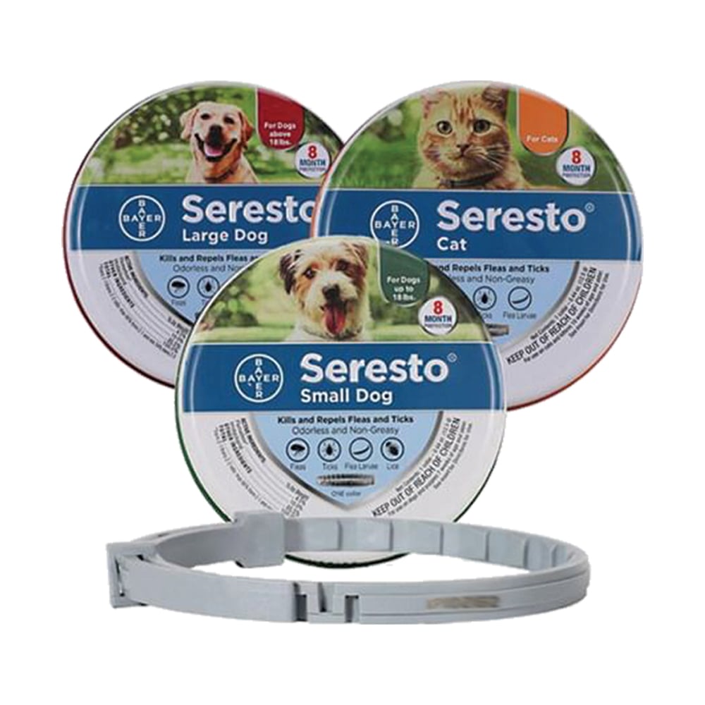 ปลอกคอกันเห็บหมัด ยี่ห้อ Seresto Tick & Flea Collar For Cats & Dogs