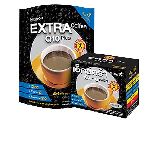 กาแฟลดน้ำหนัก NatureGift Extra Coffee Q10 Plus