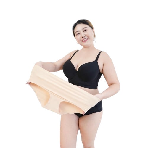 กางเกงในไร้ขอบผู้หญิง Bigbra365 Jumbo Air slim basic panty