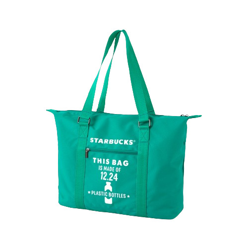 กระเป๋าผ้ารีไซเคิลสตาร์บัคส์ รุ่น Starbucks Recycle Green Travelling Bag