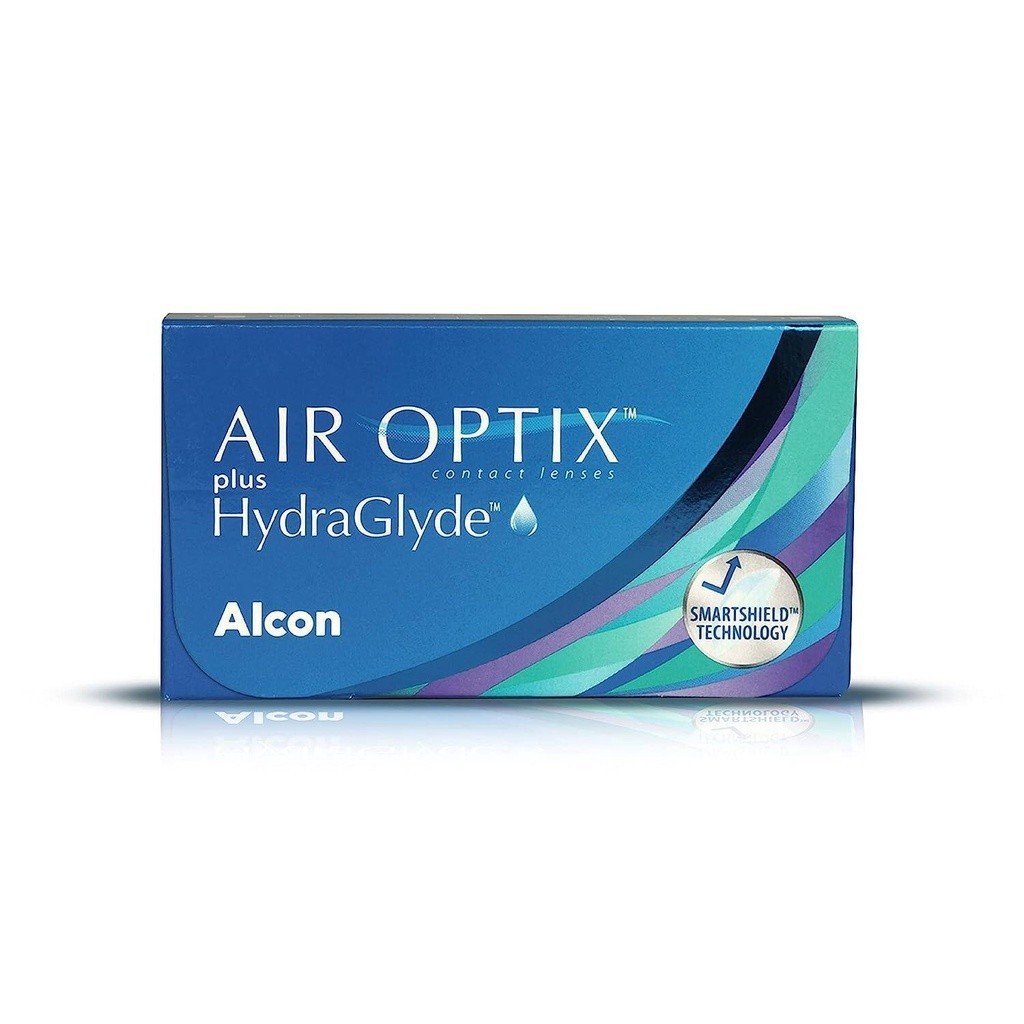 คอนแทคเลนส์รายเดือน Alcon Air Optix Plus Hydraglyde