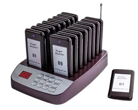 เครื่องเรียกคิว Wireless Coaster Pager