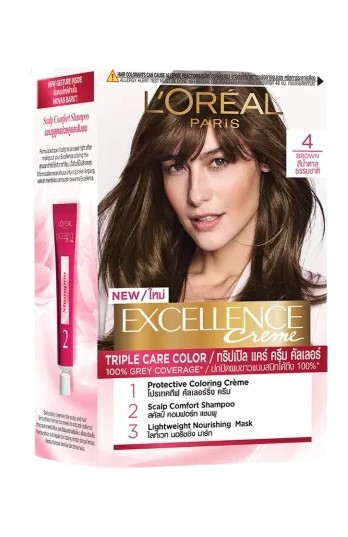 ยาย้อมผม L'Oreal Excellence Crème Brown