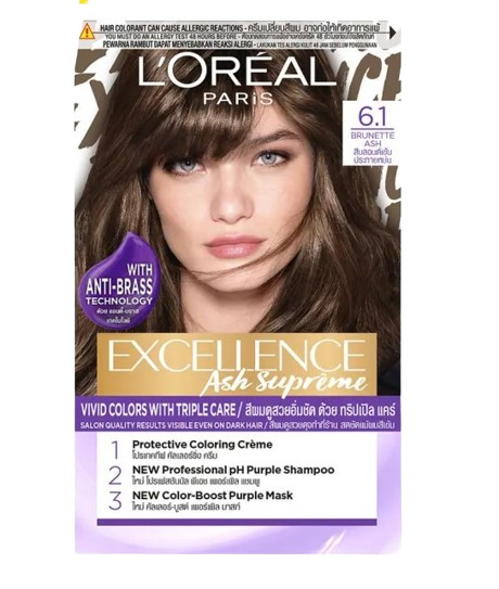 ยาย้อมผม L'Oreal Excellence Ash Supreme Brunette Ash