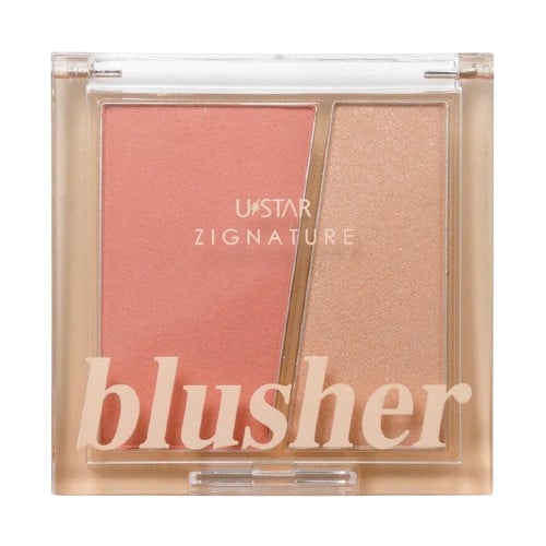 เครื่องสําอางเซเว่น (7-11) Ustar บลัชออน & ไฮไลท์ Zignature Maxx Cover Duo Blusher