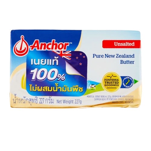 เนยแท้ ยี่ห้อ Anchor Unsalted Pure Butter