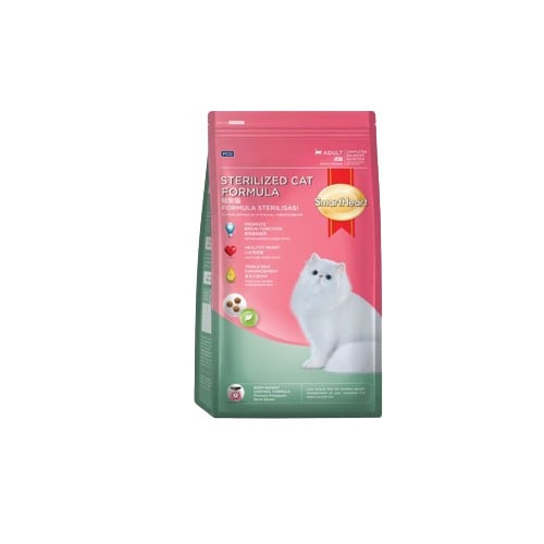 อาหารแมวสมาร์ทฮาร์ท SmartHeart Sterilized Cat Formula (1.1 kg)