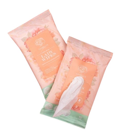 ทิชชู่เปียกสำหรับจุดซ่อนเร้น Camellia Lady wipes