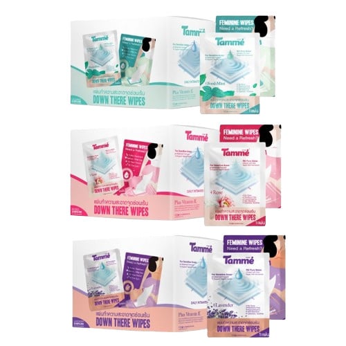 ทิชชู่เปียกสำหรับจุดซ่อนเร้น Tammé Feminine Wipes